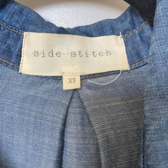Nordstroms / Side Stitch denim top - Picture 3 of 3